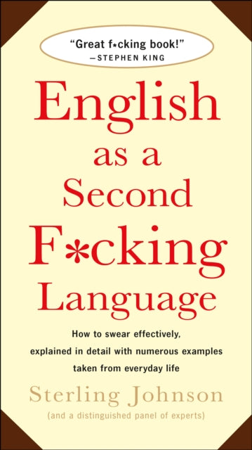 Binding: Paperback
Description: In the English language swearing is essential to effective communication. In this hilarious and illuminating guide you will learn just how to do it - no f*cking problem.