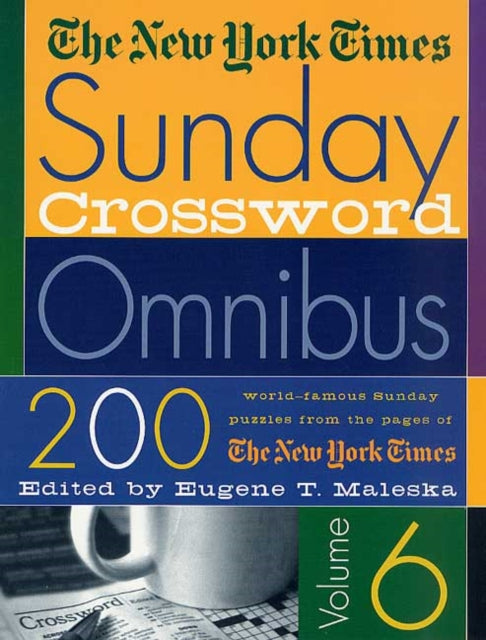 Binding: Paperback
Description: The New York Times Sunday Crossword Omnibus Volume 6 is a classic collection curated by the third editor of the publication's crosswords Eugene T. Maleska known for his traditional style with puzzles full of dictionary words.