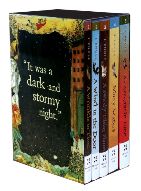 Binding: Collectible And Gift Editions
Description: For the first time Madeline L Engle's classic sci - fi / fantasy series is being offered as a Quintet (Wrinkle in Time A Wind in the Door A Swiftly Tilting Planet Many Waters and An Acceptable Time) in a beautifully designed box set featuring art by Taeeun Yoo.