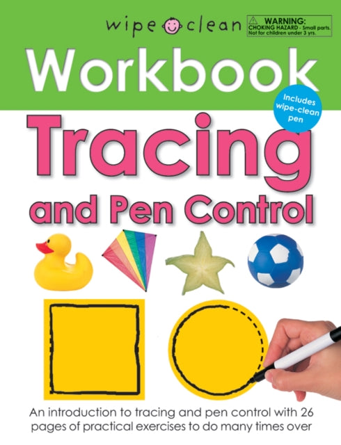 Wipe Clean Workbook Tracing And Pen Control Includes Wipe - Clean Pen