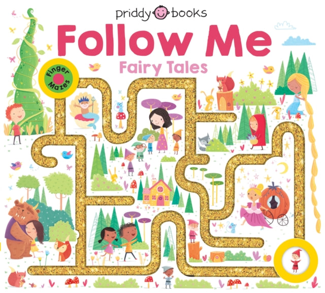 Binding: Special Bindings
Description: Journey through your favourite fairy tales with Roger Priddy's Maze Book: Follow Me Fairy Tales. Use your finger to follow the grooves in the pages and find your way from one enchanting story to the next.