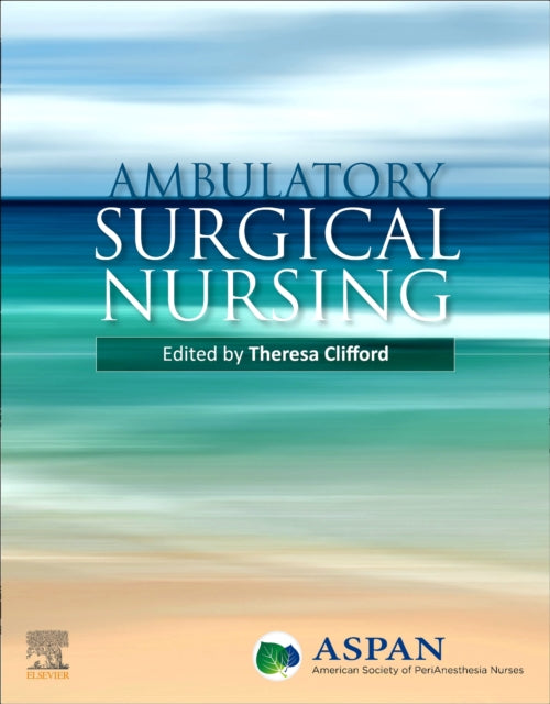 Binding: Paperback
Title: Ambulatory Surgical Nursing
Author(s): Aspan
Publisher: Elsevier - Health Sciences Division
Barcode: 9780323681445
Pages: 608 Pages
Publication Date: 3/13/2024
Category: Surgical Nursing
