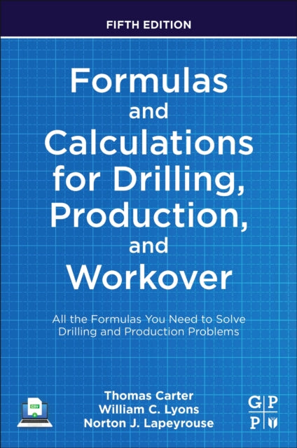 Binding: Paperback
Description: Updated for today's engineer Formulas and Calculations for Drilling Production and Workover Fifth Edition delivers the quick answers for daily petroleum challenges.