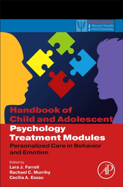 Binding: Paperback
Description: Handbook of Child and Adolescent Psychology Treatment Modules: Personalized Care in Behavior and Emotion provides clinicians with modularized treatment strategies for commonly occurring child and youth mental health disorders.