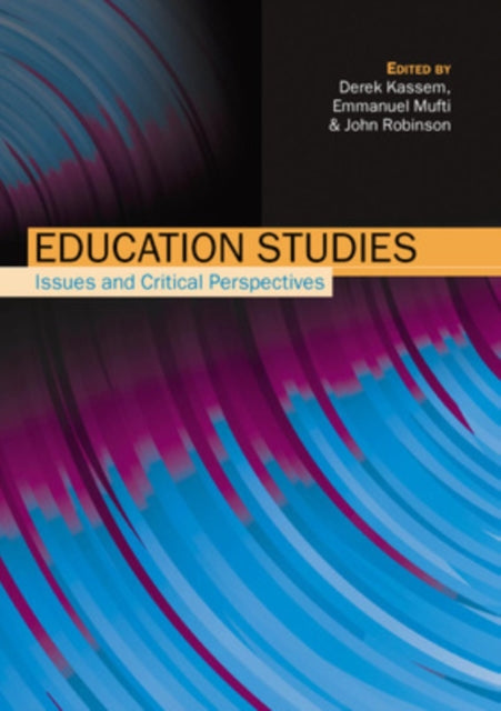 Binding: Paperback
Description: This major text for Education Studies students provides a critical a critical analysis of key issues encourage students thinking about education in the broadest terms.