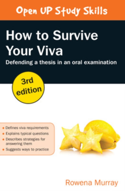Binding: Paperback
Description: ***** Amazon reviews for the second edition:" Again Rowena Murray nails it! A perfectly balanced guide outlining truly useful tips to getting through your viva from someone who knows." " This is an excellent book.