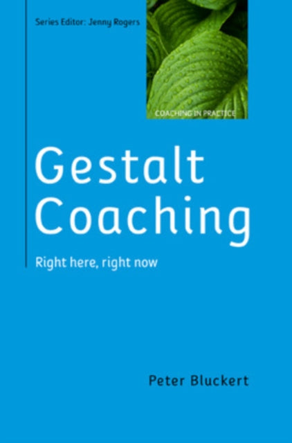Binding: Paperback
Description: In Gestalt Coaching Peter Bluckert draws on thirty years of experience as an organization development consultant executive coach and leadership trainer to present a unique perspective on how to become a better coach using Gestalt techniques.