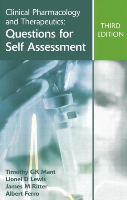 Ferro Albert - Clinical Pharmacology And Therapeutics: Questions For Self Assessment Third Edition - Paperback