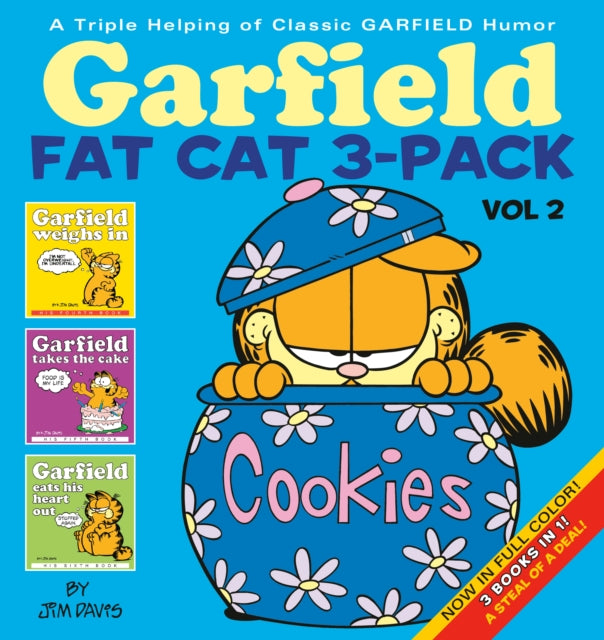 Binding: Paperback
Description: This uproarious collection includes three books in one: Garfield Weighs In Garfield Takes the Cake and Garfield Eats His Heart Out.