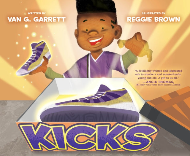 Binding: Hardcover
Description: A brilliantly written and illustrated ode to sneakers and sneakerheads young and old. A gift to us all. Angie Thomas #1 New York Times bestselling author A fun lyrical debut picture book Kicks is an essential read for sneaker fans of all ages from award - winning poet Van G.