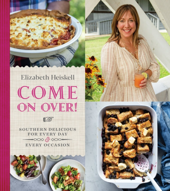 Binding: Hardcover
Description: Everyday recipes with Southern flair and big flavors from author and Today show contributor Elizabeth Heiskell Elizabeth Heiskell brings her signature Southern flair to her latest book Come On Over! With warmth and charm Heiskell shares her go - to recipes for any occasion.