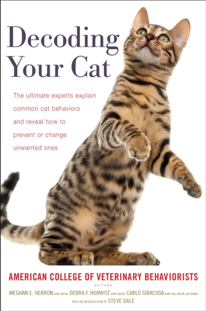 Binding: Paperback
Description: The cutting - edge scientifically accurate definitive book on the most popular behavioral issues that cats face Every cat owner has wondered: Why is my cat acting this way? Decoding Your Cat a comprehensive easy - to - understand guide to decode your cat likely has the answer.