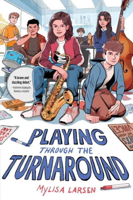 Binding: Hardcover
Description: Sparkling wit and heart combine in a tale of young musicians protesting budget cuts and navigating shifting friendships clueless adults and unexpected loss as they discover the power of speaking out and the value of listening.