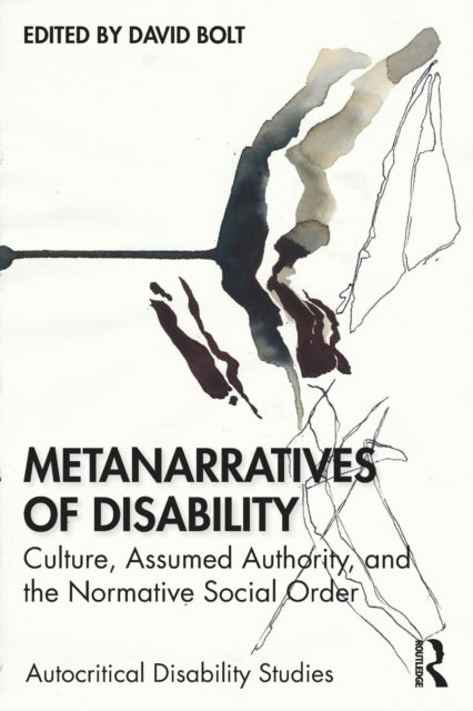 Binding: Paperback
Description: This book explores multiple metanarratives of disability to introduce and investigate the critical concept of assumed authority and the normative social order from which it derives.