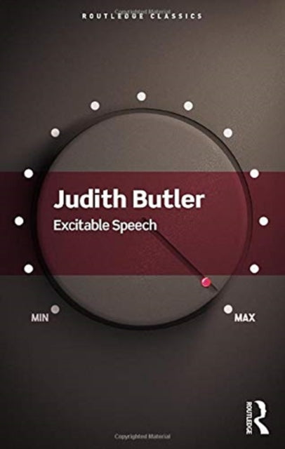 Binding: Paperback
Description: When we claim to have been injured by language what kind of claim do we make? - Judith Butler Excitable Speech Excitable Speech is widely hailed as a tour de force and one of Judith Butler's most important books.