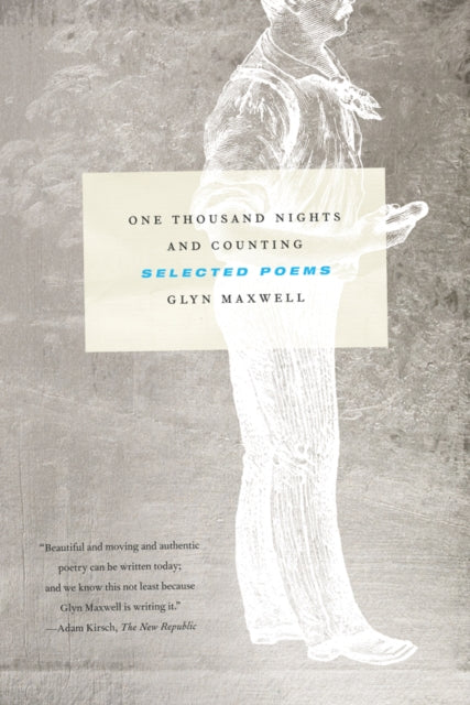Binding: Paperback
Title: One Thousand Nights And Counting Selected Poems
Author(s): Maxwell Glyn
Publisher: Farrar Straus And Giroux
Barcode: 9780374533496
Pages: 256 Pages
Language: English
Publication Date: 9/4/2012
Category: Poetry By Individual Poets