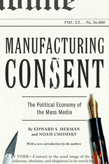 Binding: Paperback
Description: A "compelling indictment of the news media's role in covering up errors and deceptions" (The New York Times Book Review) due to the underlying economics of publishing from famed scholars Edward S. Herman and Noam Chomsky. With a new introduction. In this pathbreaking work Edward S.