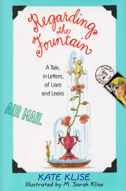 Binding: Hardcover
Title: Regarding The Fountain A Tale In Letters Of Liars And Leaks
Author(s): Klise Kate, M. Sarah Klise
Publisher: Harpercollins
Barcode: 9780380975389
Pages: 144 Pages
Language: English
Publication Date: 4/1/1998