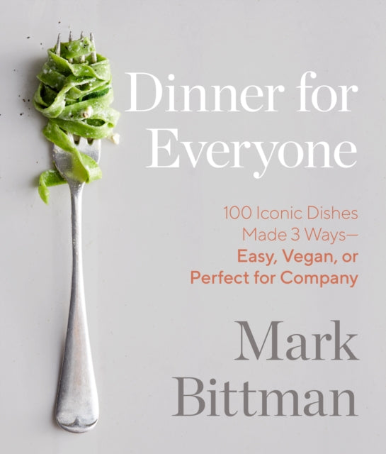 Binding: Hardcover
Title: Dinner For Everyone 300 Ways To Go Easy Vegan Or All Out
Author(s): Bittman Mark
Publisher: Random House Usa Inc
Barcode: 9780385344760
Pages: 432 Pages, 100 4-Colour Photos
Publication Date: 2/12/2019
Category: Cookery / Food & Drink Etc
