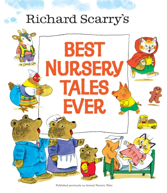 Binding: Hardcover
Description: Richard Scarry brings his signature style to an array of beloved nursery tales! Little ones will fall in love with Richard Scarry's cherished collection of nursery tales.