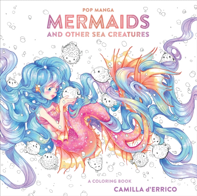 Binding: Paperback
Description: Following the success of her first coloring book Pop Manga Coloring Book artist Camilla d Errico takes fans beneath the waves with 70 black - and - white images of beloved characters from undersea fairy tales and myths in this stunning coloring book.