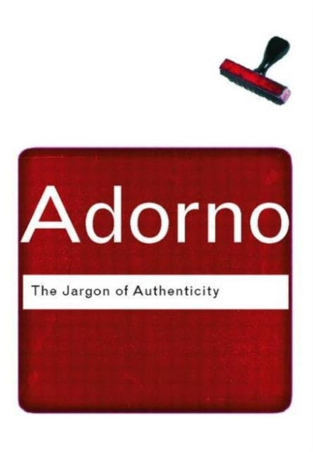 Binding: Paperback
Description: Theodor Adorno was no stranger to controversy. In The Jargon of Authenticity he gives full expression to his hostility to the language employed by certain existentialist thinkers such as Martin Heidegger.