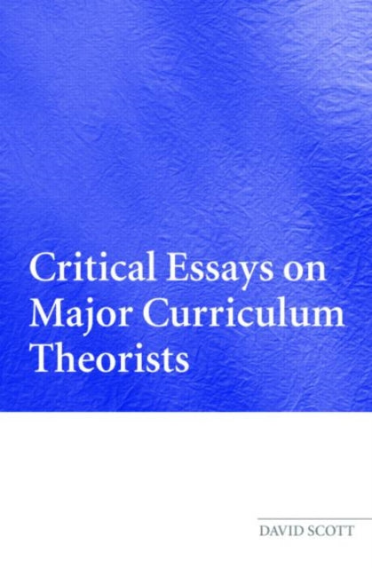 Binding: Paperback
Description: This book is a critical appreciation of the work of sixteen leading curriculum theorists taking account of the writings of a balance of established thinkers and curriculum analysts from the fields of education philosophy sociology and psychology.