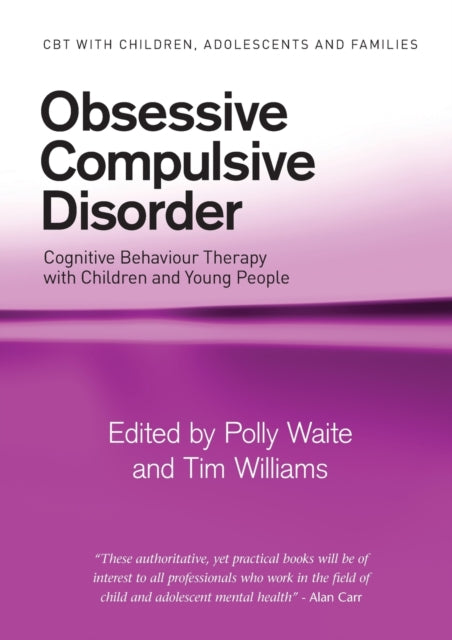 Binding: Paperback
Description: Obsessive Compulsive Disorder (OCD) is characterised by a person's obsessive distressing intrusive thoughts and their related compulsions. It affects an estimated one percent of teenagers and has been detected in children as young as three years old.
