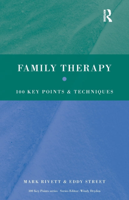 Binding: Paperback
Description: Family therapy is increasingly recognised as one of the evidence based psychotherapies. In contemporary therapeutic practice family therapy is helpful across the age span and for distress caused by family conflict trauma and mental health difficulties.