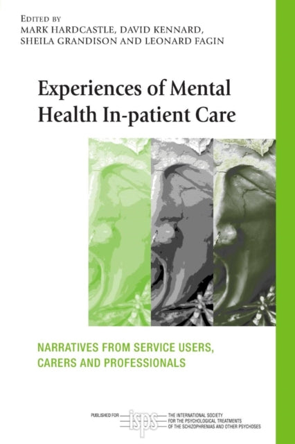 Binding: Paperback
Description: Commended in the Mental Health category of the 2008 BM a Medical Book Competition. This book offers an insight into the experience of psychiatric in - patient care from both a professional and a user perspective.