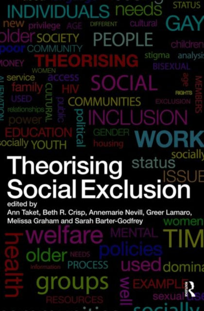 Binding: Paperback
Description: Social exclusion attempts to make sense out of multiple deprivations and inequities experienced by people and areas and the reinforcing effects of reduced participation consumption mobility access integration influence and recognition.