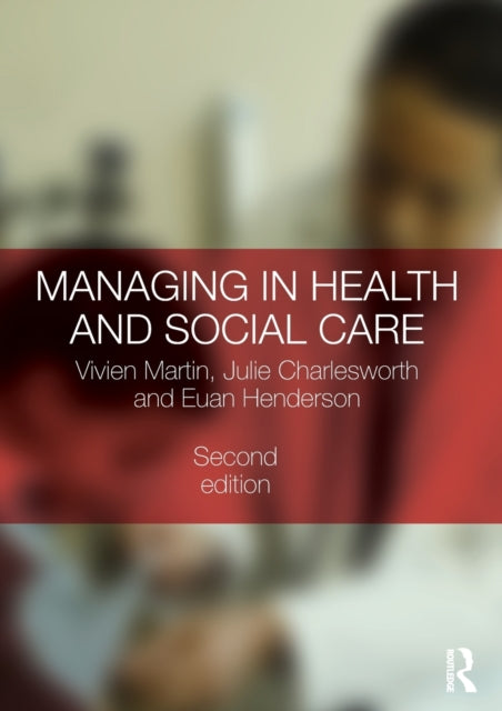 Binding: Paperback
Description: Managing in Health and Social Care is about developing skills to manage and improve health and social care services. The focus throughout is on the role that a manager can play in ensuring effective delivery of high - quality services.