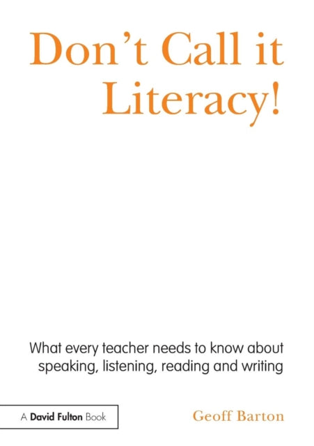 Binding: Paperback
Description: " Every teacher in English is a teacher of English " said George Sampson one of the early school inspectors back in 1921. It's never been truer or more relevant.