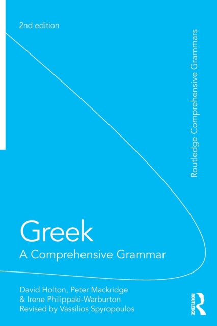 Binding: Paperback
Description: Greek: A Comprehensive Grammar of the Modern Language has become firmly established as the leading reference guide to modern Greek grammar.