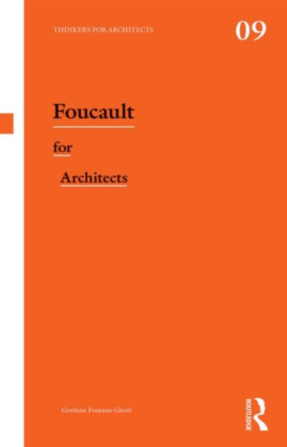 Binding: Paperback
Description: From the mid - 1960s onwards Michel Foucault has had a significant impact on diverse aspects of culture knowledge and arts including architecture and its critical discourse. The implications for architecture have been wide - ranging.