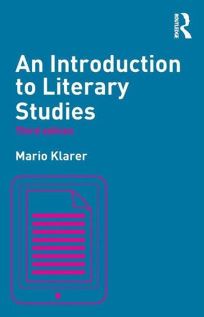 Klarer Mario (University Of Innsbruck Austria) - An Introduction To Literary Studies - Paperback