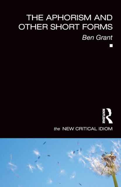Binding: Paperback
Description: The aphorism captures a huge amount of truth meaning or wit in a very short statement. It has been used and studied from classical times to contemporary theory and takes on a new relevance when we look at today's communication media such as text messages and twitter.