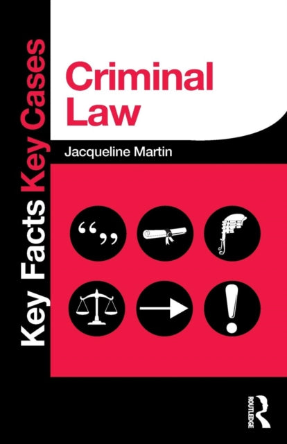 Binding: Paperback
Description: Key Facts Key Cases: Criminal Law will ensure you grasp the main concepts of your Criminal Law module with ease.