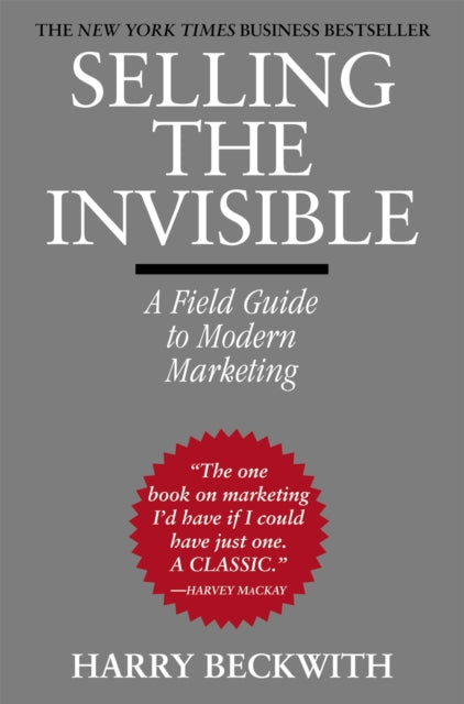 Binding: Paperback
Description: Selling THE Invisible is the first book to address the millions of people who work in America's service economy: proprietors top executives and sales and marketing professionals who sell the invisible i. e. services rather than products.