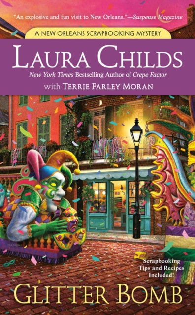 Binding: Paperback
Description: It's Mardi Gras in New Orleans and scrapbook shop owner Carmela is excited to be attending the Pluvius Parade along with her best friend Ava. Carmela's ex - husband Shamus rides by the duo on his float at the head of the parade when suddenly the revelry turns to disaster.