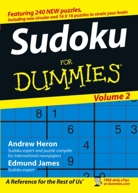 Binding: Paperback
Description: With sales to date of over 300,000 copies worldwide and appearances on the US a Today Publishers Weekly and Los Angeles Times bestseller lists Su Doku For Dummies has been the biggest Dummies success story of the year.