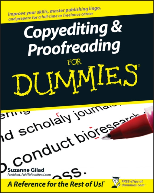 Gilad Suzanne - Copyediting And Proofreading For Dummies - Paperback