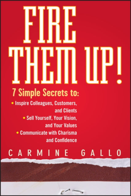 Binding: Hardcover
Description: Fire Them Up! will give you the astonishing communication skills that will help you enjoy more successful and fulfilling relationships with colleagues clients employees or anyone else in your personal or professional life.