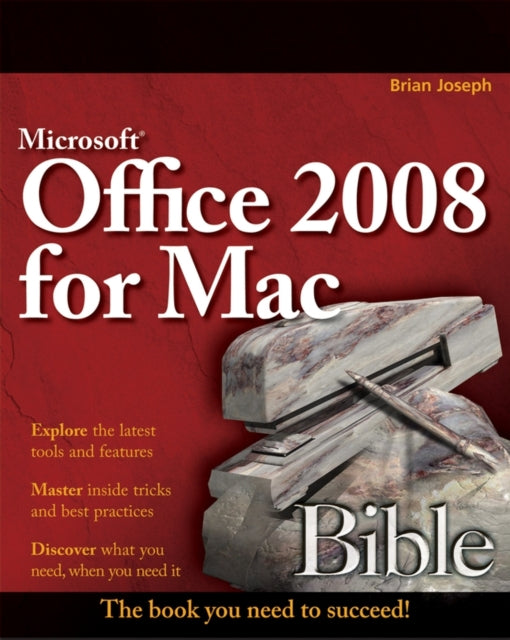 Binding: Paperback
Description: Offers readers instructions on using the Microsoft Office suite: Word Excel Power Point and Entourage.