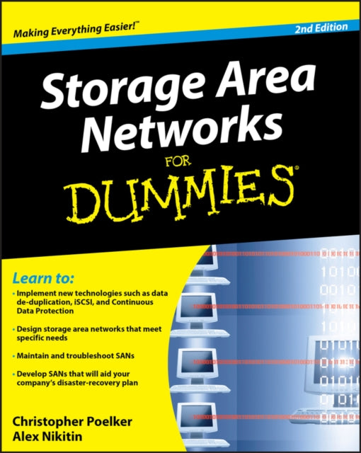 Binding: Paperback
Description: If you've been charged with setting up storage area networks for your company learning hows a Ns work and managing data storage problems might seem challenging. Storage Area Networks For Dummies 2 nd Edition comes to the rescue with just what you need to know.