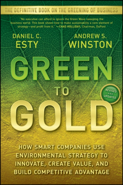 Binding: Paperback
Description: From the Publishers Weekly review: " Two experts from Yale tackle the business wake - up - call du jour - environmental responsibility - from every angle in this thorough earnest guidebook: pragmatically passionately financially and historically.