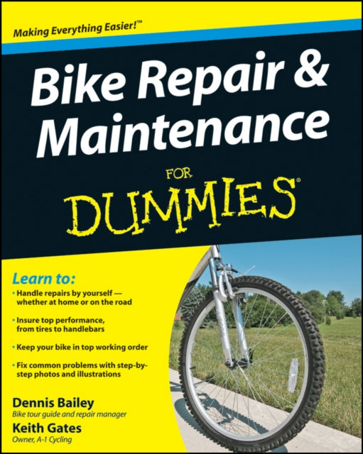Binding: Paperback
Description: By coupling step - by - step instructions and detailed photos and illustrations Bike Repair & Maintenance For Dummies gives readers the information they need to keep their bikes in working order often without taking it to the shop.