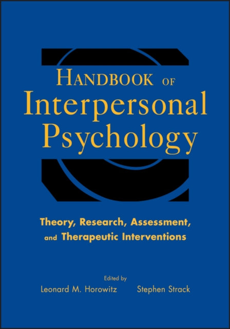 Binding: Hardcover
Description: Modern interpersonal psychology is now at a point where recent advances need to be organized so that researchers practitioners and students can understand what is new different and state - of - the art.