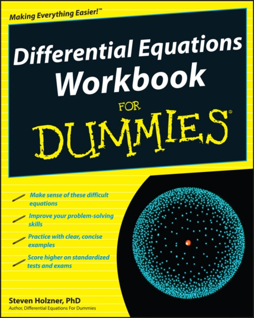 Binding: Paperback
Description: Differential Equations Workbook For Dummies is a course supplement and practice guide for students taking a course that involves the use of differential equations.
