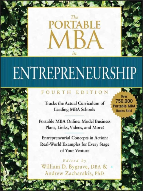 Zacharakis Andrew (Babson College) - The Portable Mba In Entrepreneurship - Hardcover